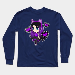 Purple Gacha Girl - Lauren Z inspired Long Sleeve T-Shirt